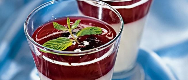 Ягодно-йогуртовое желе