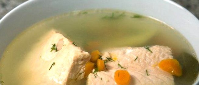 Уха из лосося