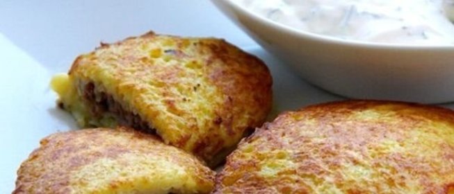 Драники картофельные с фаршем