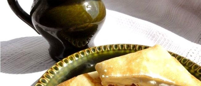 Блинчики на сгущенном молоке