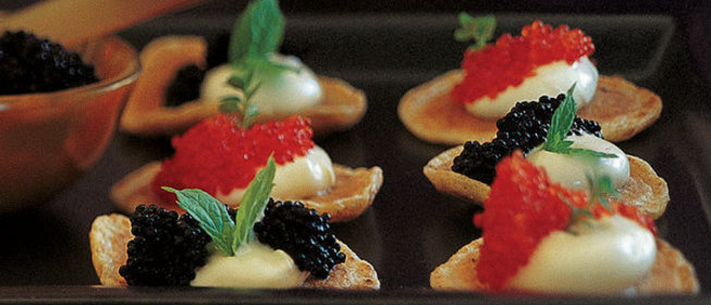 Блины с икрой