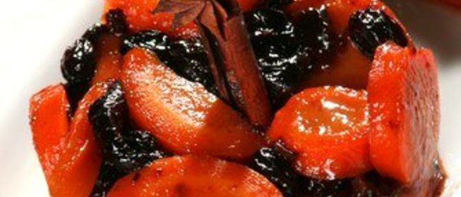 Цимес с морковью и бататом