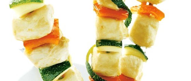 «Ежик» из куриных грудок и цитрусовых