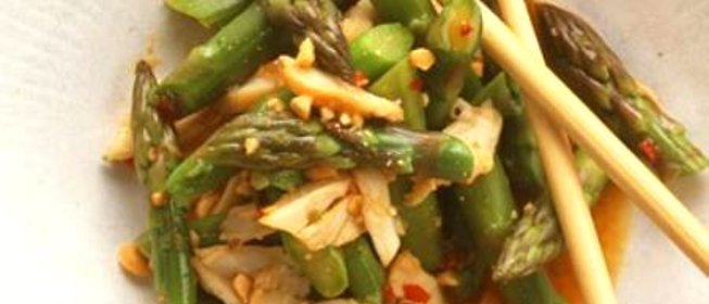 Спаржа с крабовым мясом