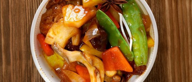 Свинина в кисло-сладком соусе