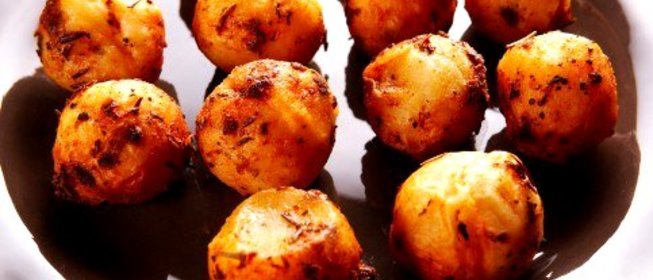 Португальские пышки с соленой треской