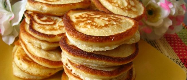 Оладьи на кефире