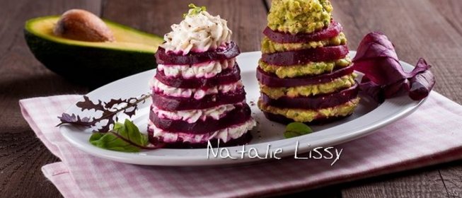 Елочки из свеклы - закуска на Новый год