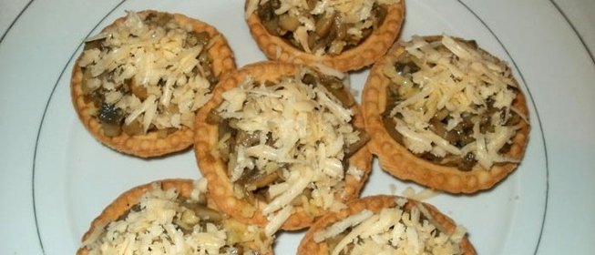 Вешенки с сыром