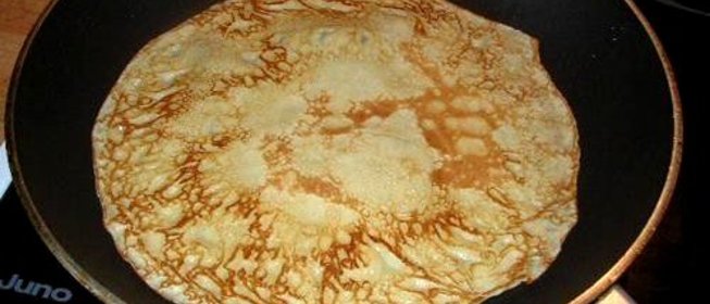 Блинчики с ветчиной и сыром