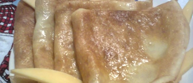 Блинчики с сыром