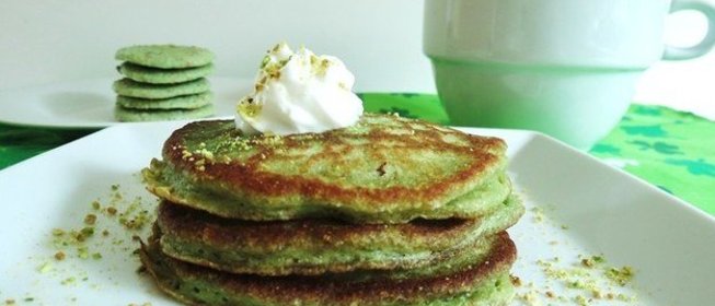 Фисташковые оладьи