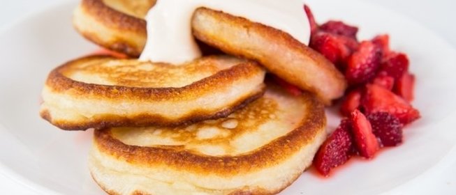 Оладьи на кислом молоке