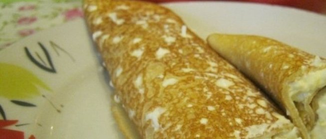 Блинчики из майонеза и яиц