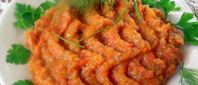 Икра из овощей