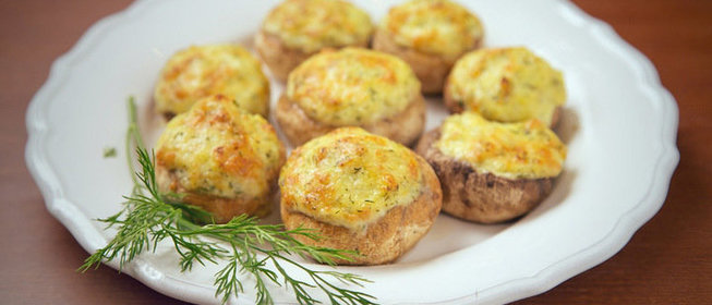 Фаршированные шампиньоны