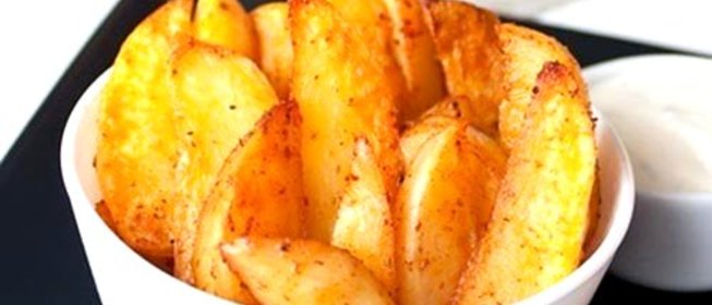 Картофель дольками в духовке