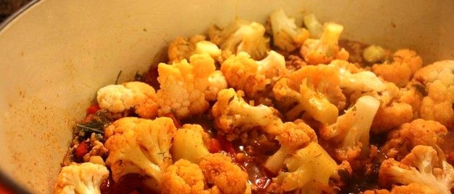 Мусака из цветной капусты