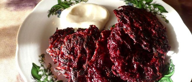Свекольные драники