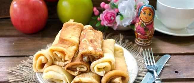 Блинчики на молоке тонкие