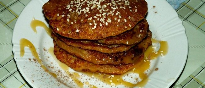 Диетические оладьи из тыквы