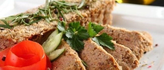 Террин из индейки и куриной печени