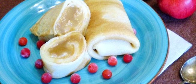 Блинчики с повидлом