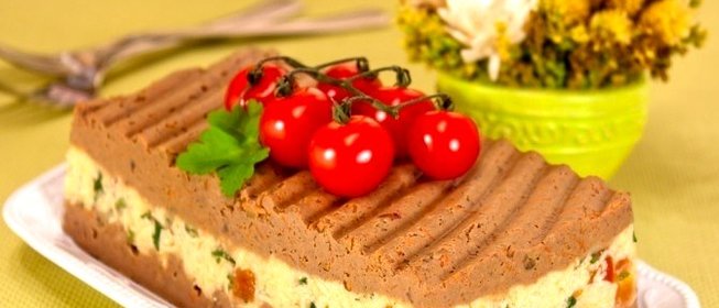 Печеночный паштет с сыром