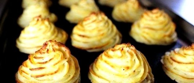 Картофель «Герцогиня», запеченный в духовке