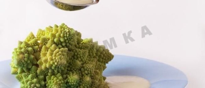 Цветная капуста романеско с сырным соусом