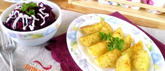 Картошка в духовке с паприкой