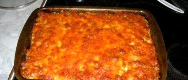 Запеканка из фарша в духовке