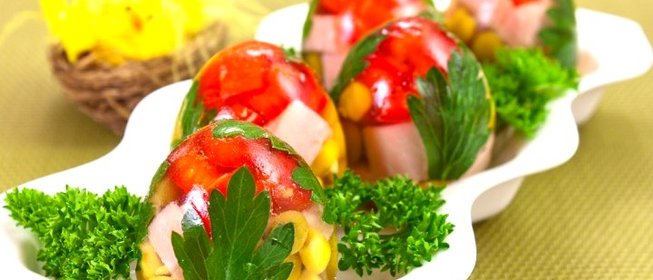 Заливные яйца