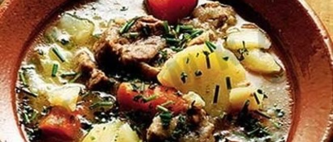Овощное рагу из баранины по-ирландски
