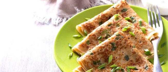 Блины из ржаной муки постные