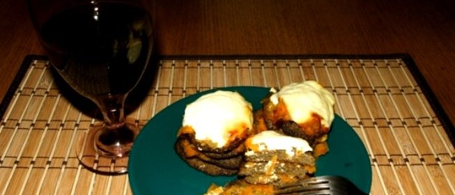 Печеночные оладьи из свиной печени