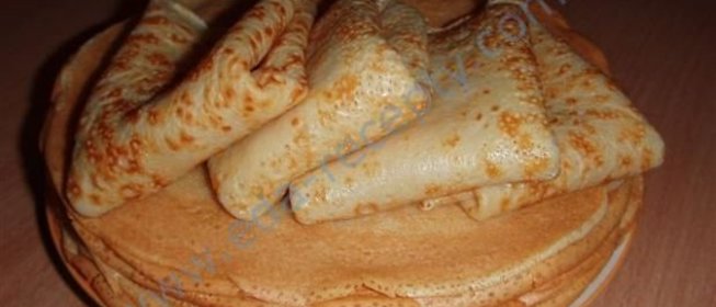 Блины на пиве