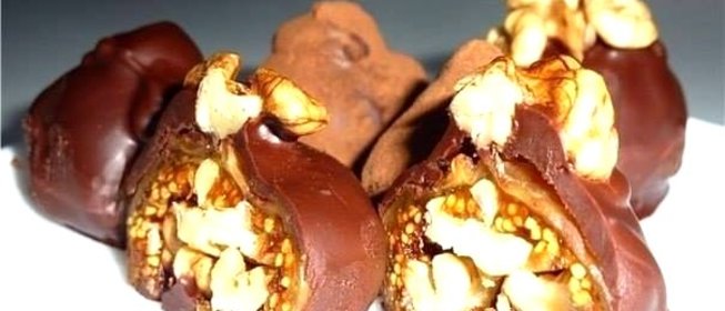 Полезные домашние конфеты с инжиром