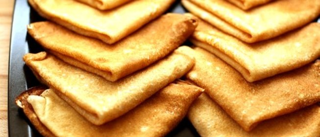 Блинчики на кислом кефире