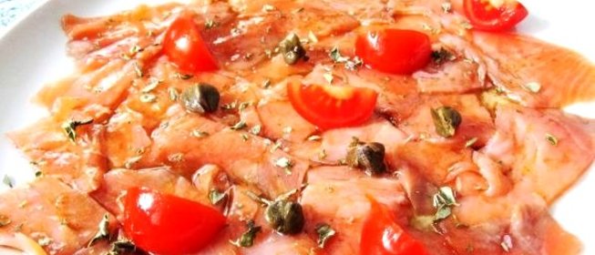 Карпаччо из семги