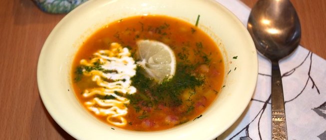 Солянка с картошкой