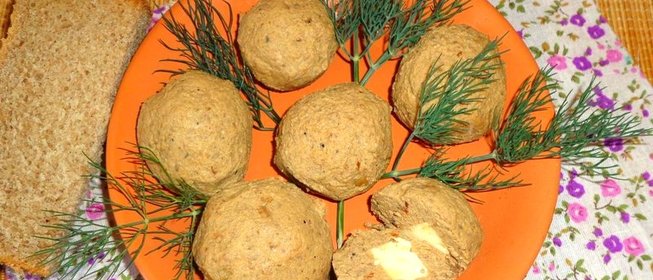 Яично-печеночные шарики