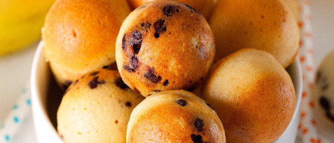 Блинные шарики с шоколадной крошкой