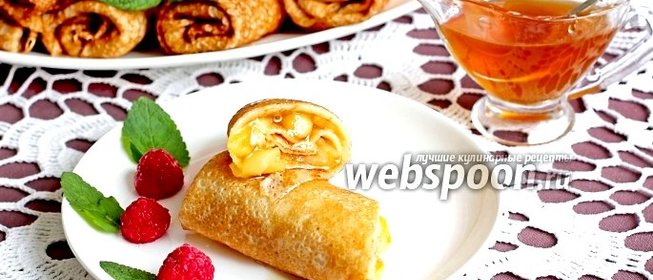 Блинчики с яблоками