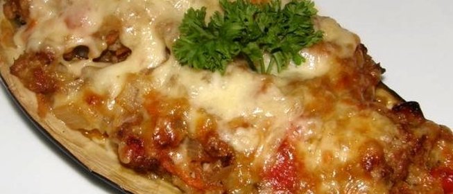 Баклажаны, фаршированные фаршем