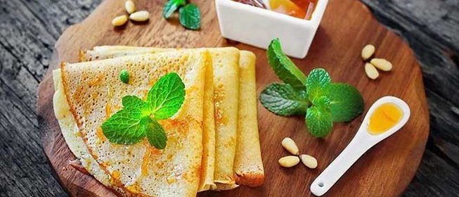 Креп Сюзетт с апельсиновым соусом