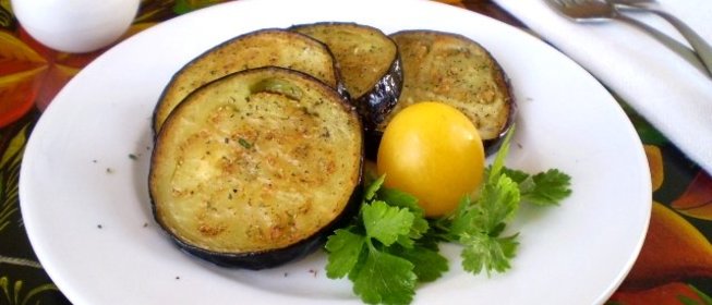 Баклажаны, жаренные кружочками