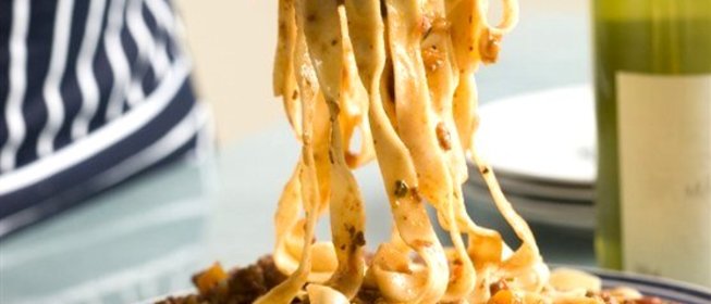 Тальятелле с говяжьим рагу