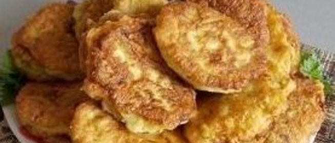 Кабачковые оладьи с сыром