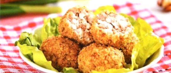 Шарики из печени трески с творогом